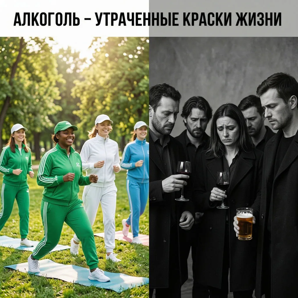 Алкоголь - утраченные краски жизни?! 😬😉