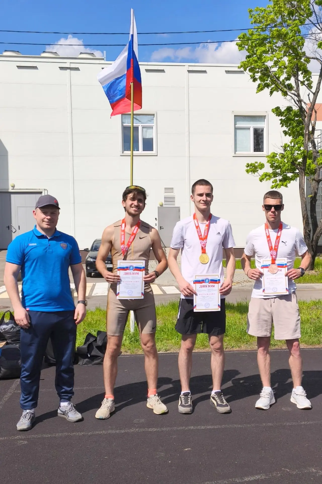 Ну что, допрыгались? Первое место! 🏅  Наш универ победил на областной Спартакиаде по легкой атлетике