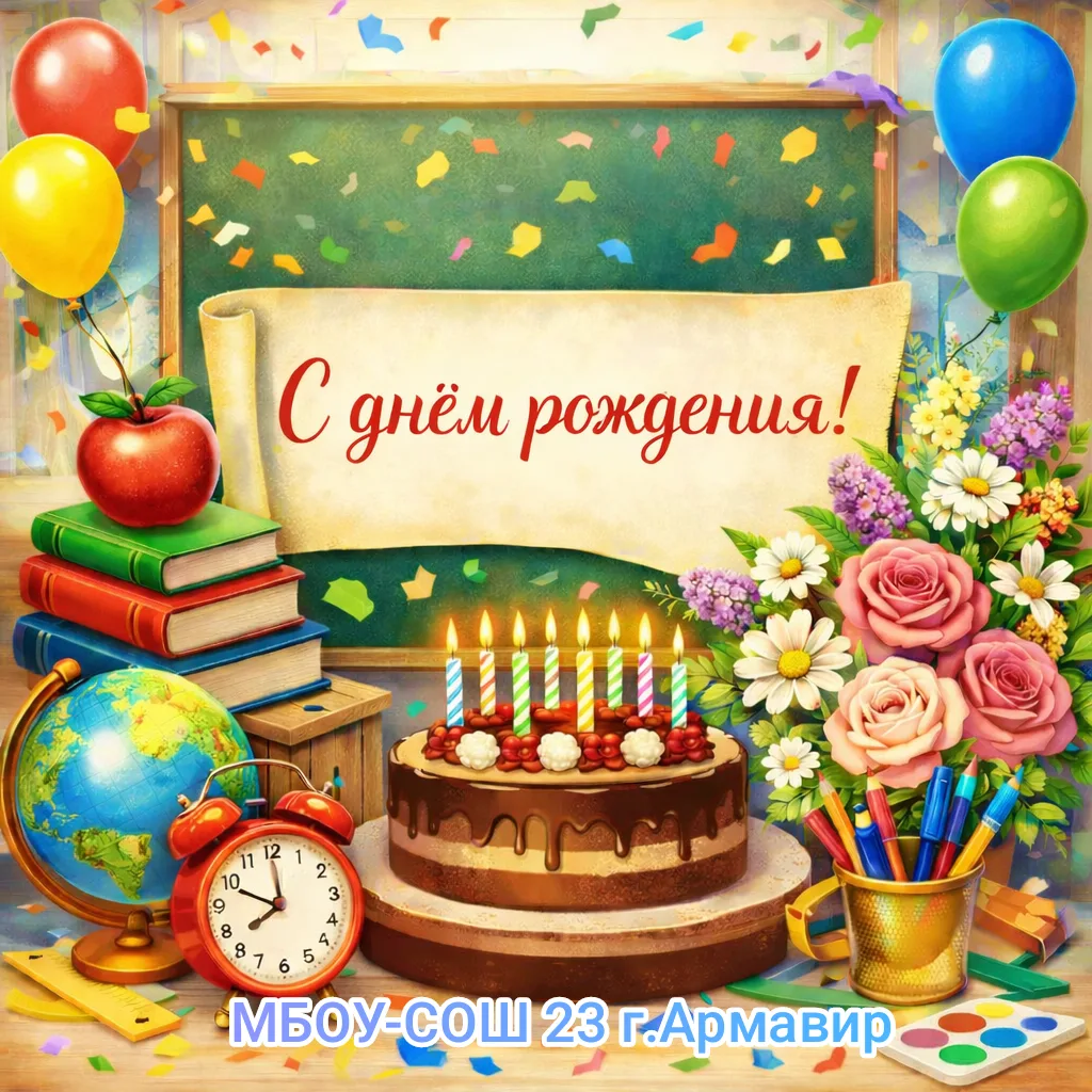 Рубрика "ПОЗДРАВЛЯЕМ"🎉🎉🎉🎁

Сегодня мы от всей души поздравляем с Днём рождения нашего замечатель