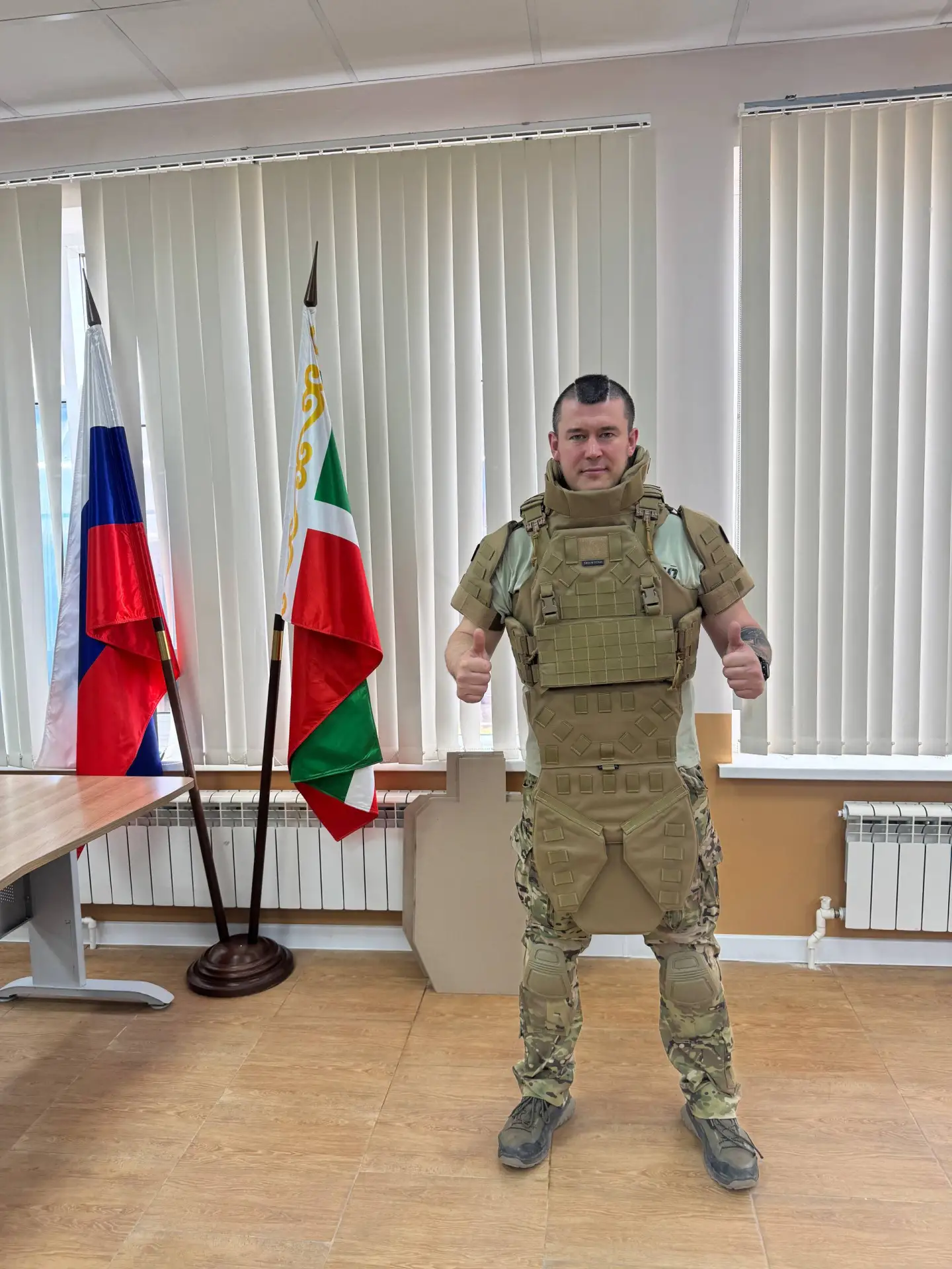 Испытания в РУС  Тактический комплект экипировки "Сибирь" передан нашему братишке, инструктору по та