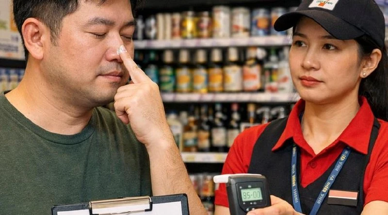 🇹🇭В Таиланде будут проверять трезвость перед продажей алкоголя

В Таиланде утвердили правила: если