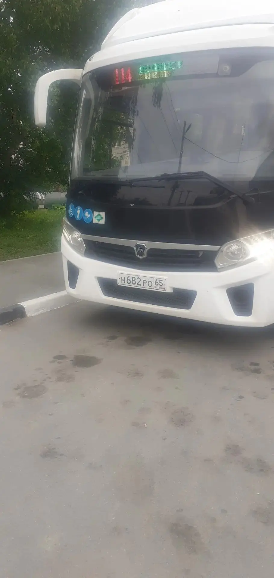 Житель Долинского района пожаловался мне в личном сообщении на состояние автобуса на му...