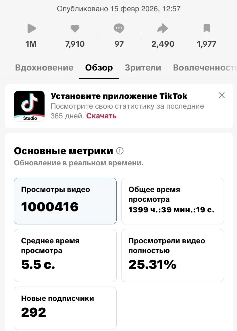 Есть ✅ 1000000🍋 просмотров для бренда сделано и ролик еще продолжает рассти🫶