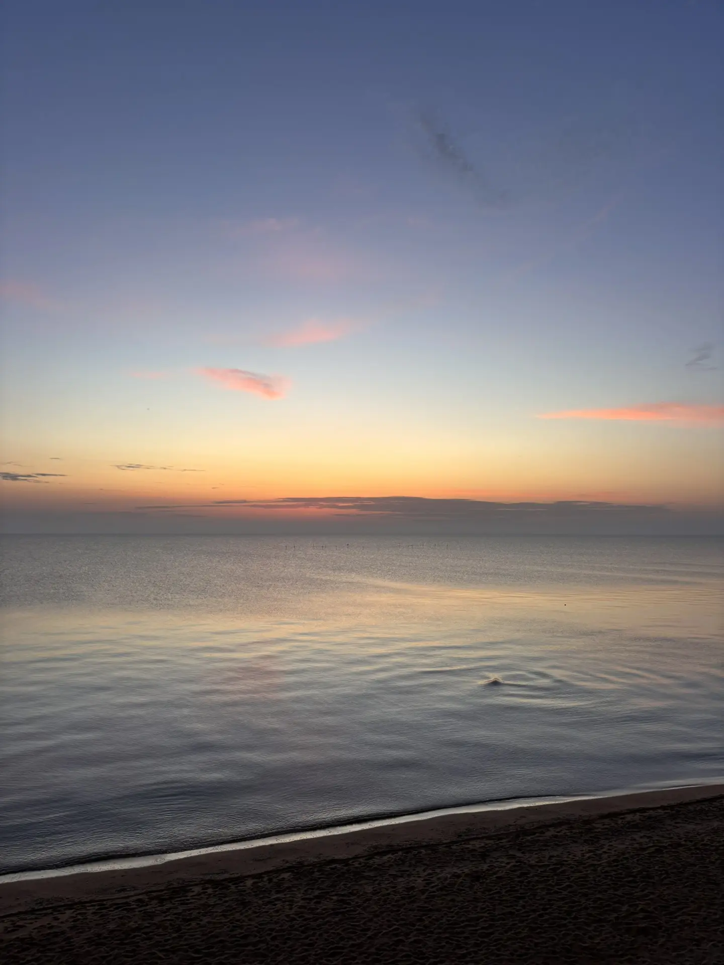 Доброе утро Азовское море 🌊   Открываем сезон встречи рассвета. Солнышко встает 4.55   #Кучугуры