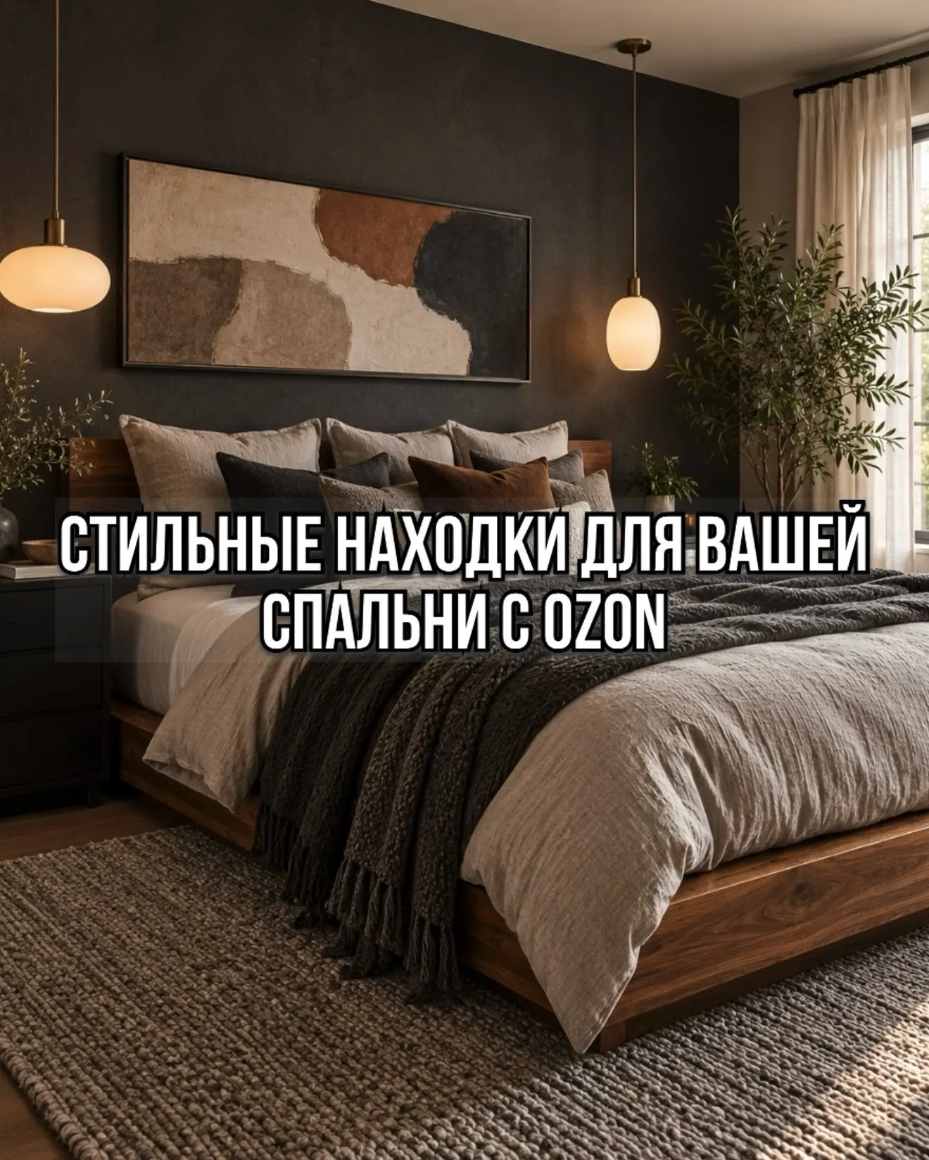 Спальня как из Pinterest. Находки для интерьера спальни с OZON.