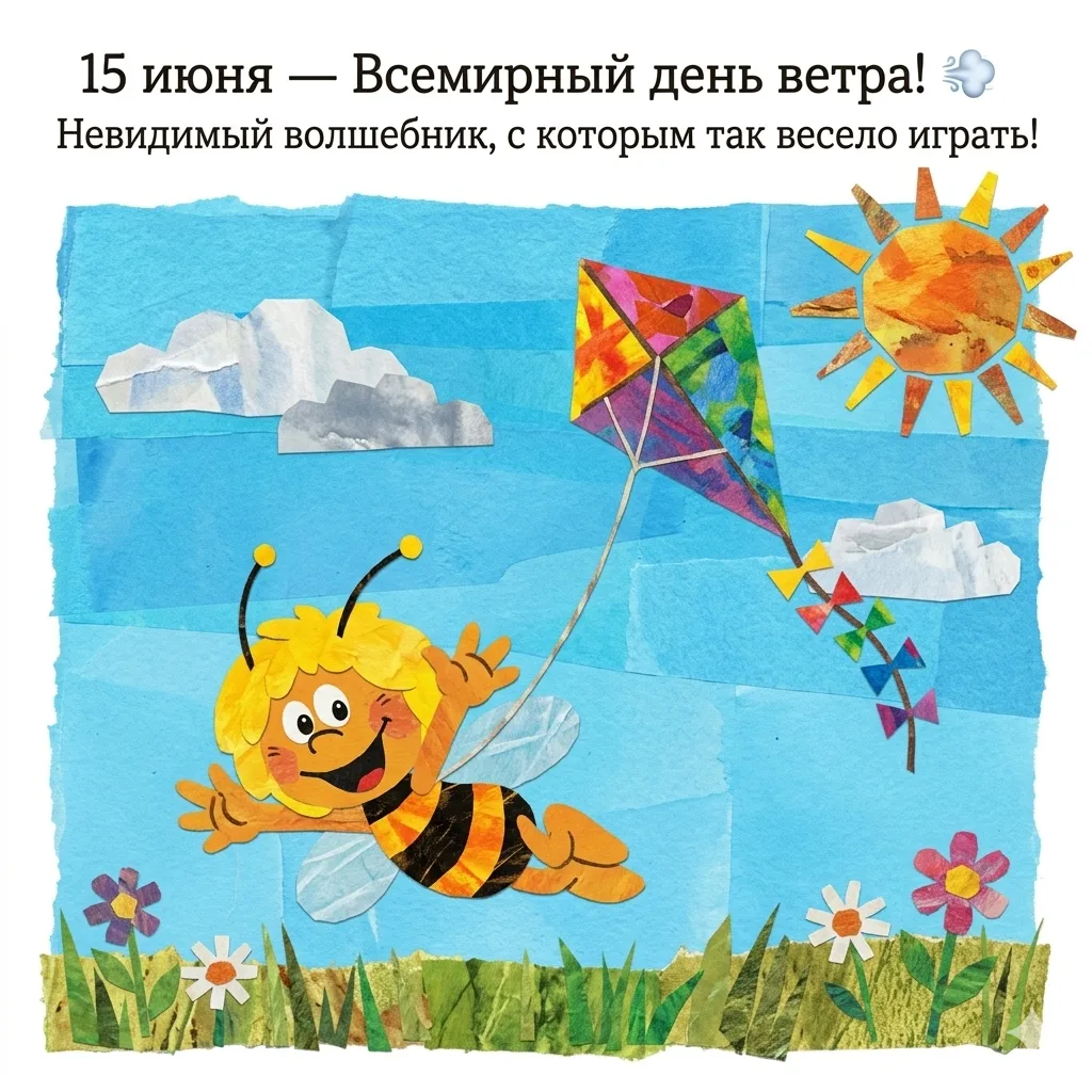 🌬️ 15 июня — Всемирный день ветра! 🪁

​Уважаемые родители! А вы знали, что у такого привычного при