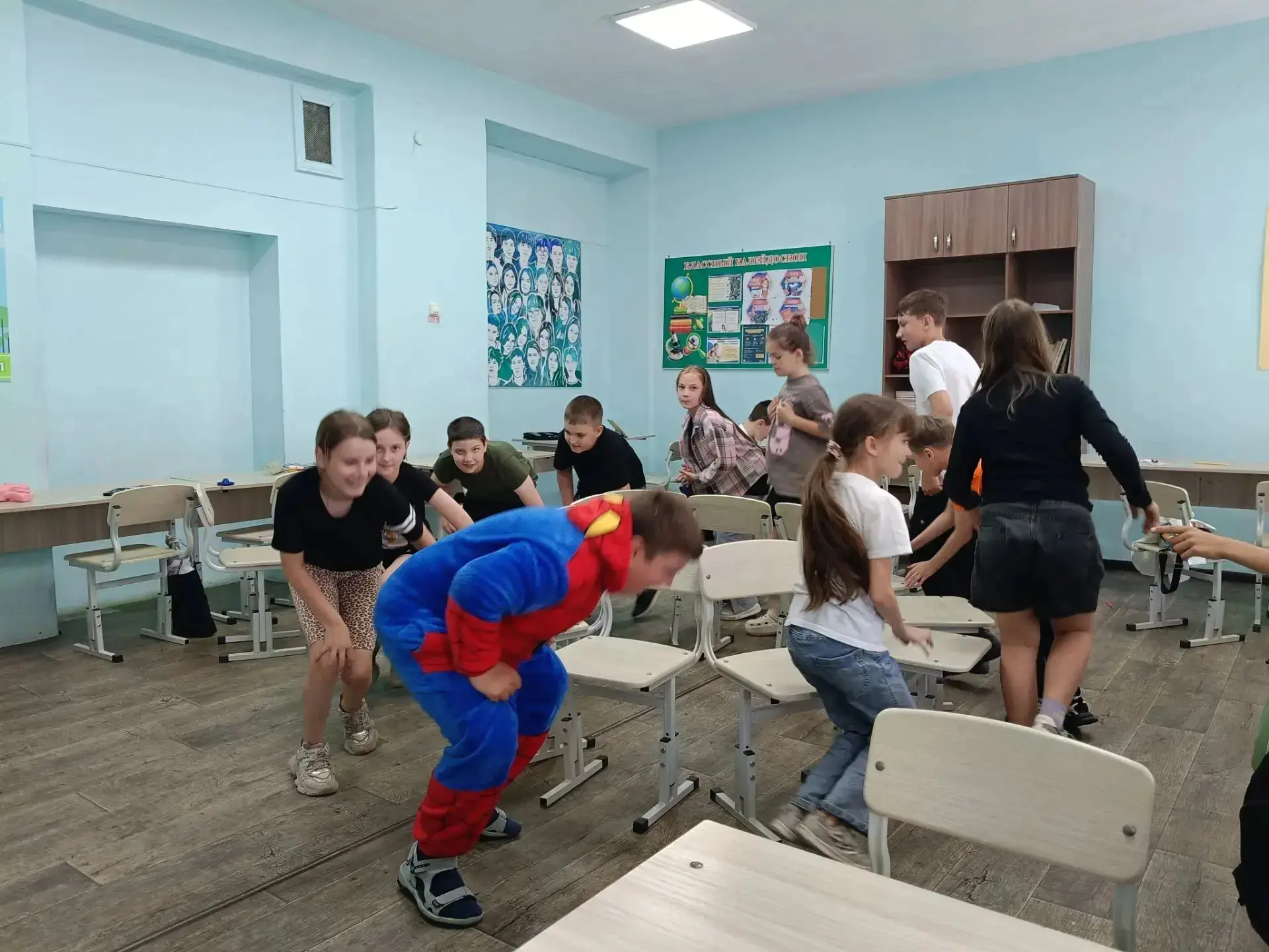 У ребят отряда  "Земляне" прошёл День супергероев.