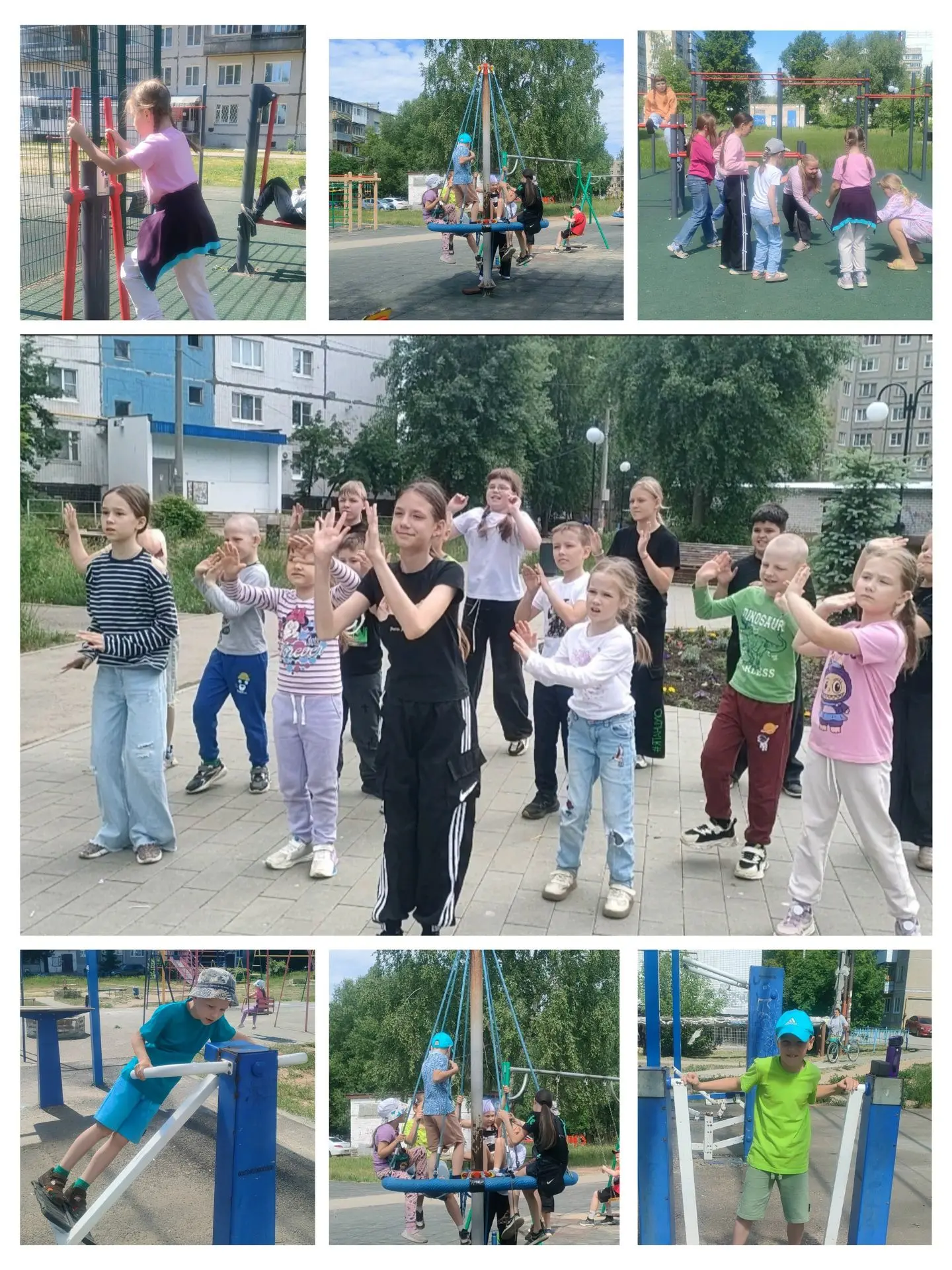 Наша дворовая площадка превратилась в настоящую олимпийскую деревню! 🎉 

16 июня на нашей любимой д