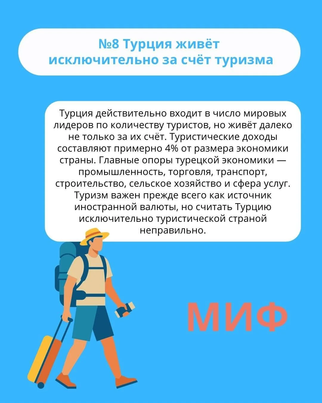 Турция живет исключительно за счет туризма?
