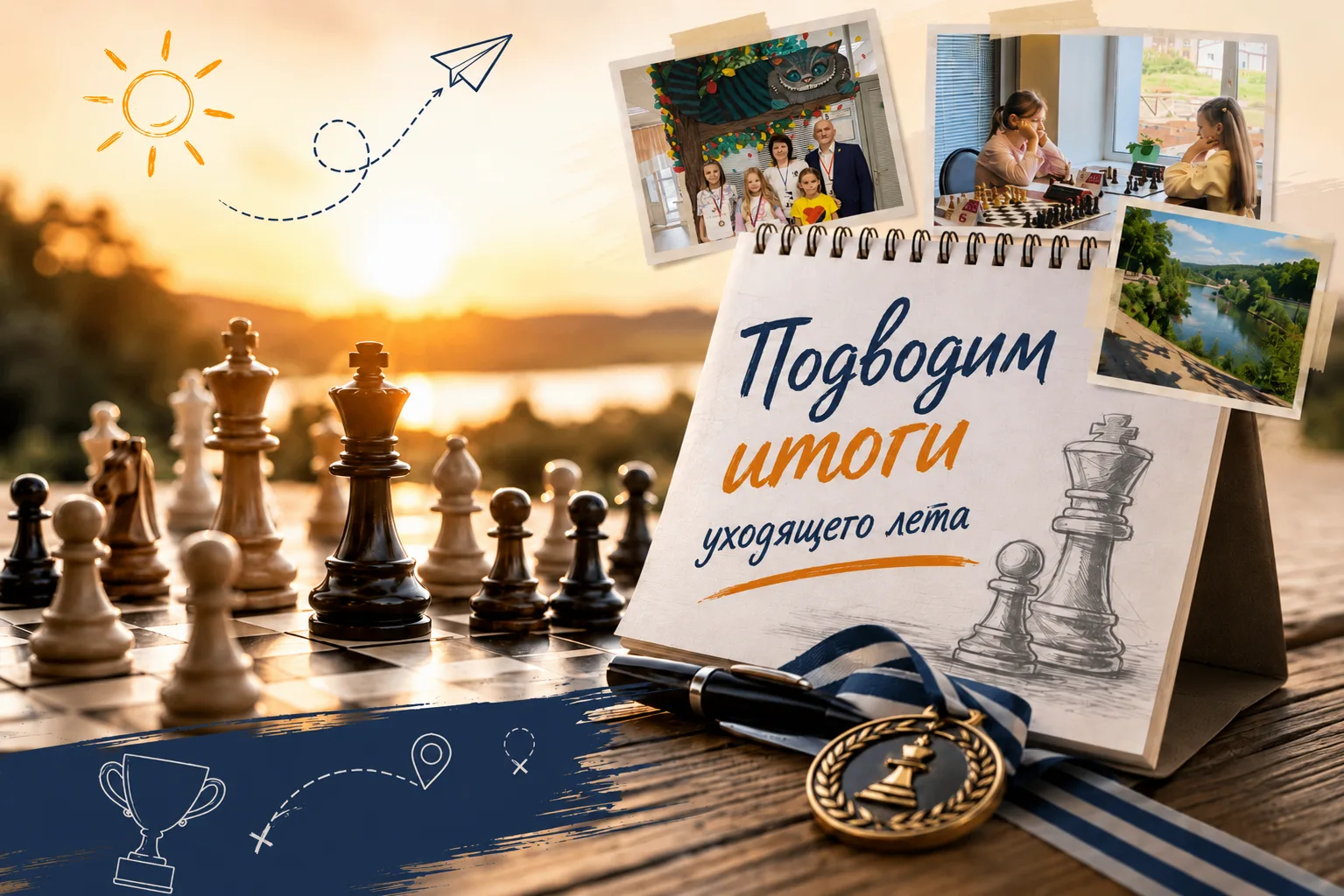 ☀️♟️  Лето подходит к концу — а значит, самое время подвести его шахматные итоги!