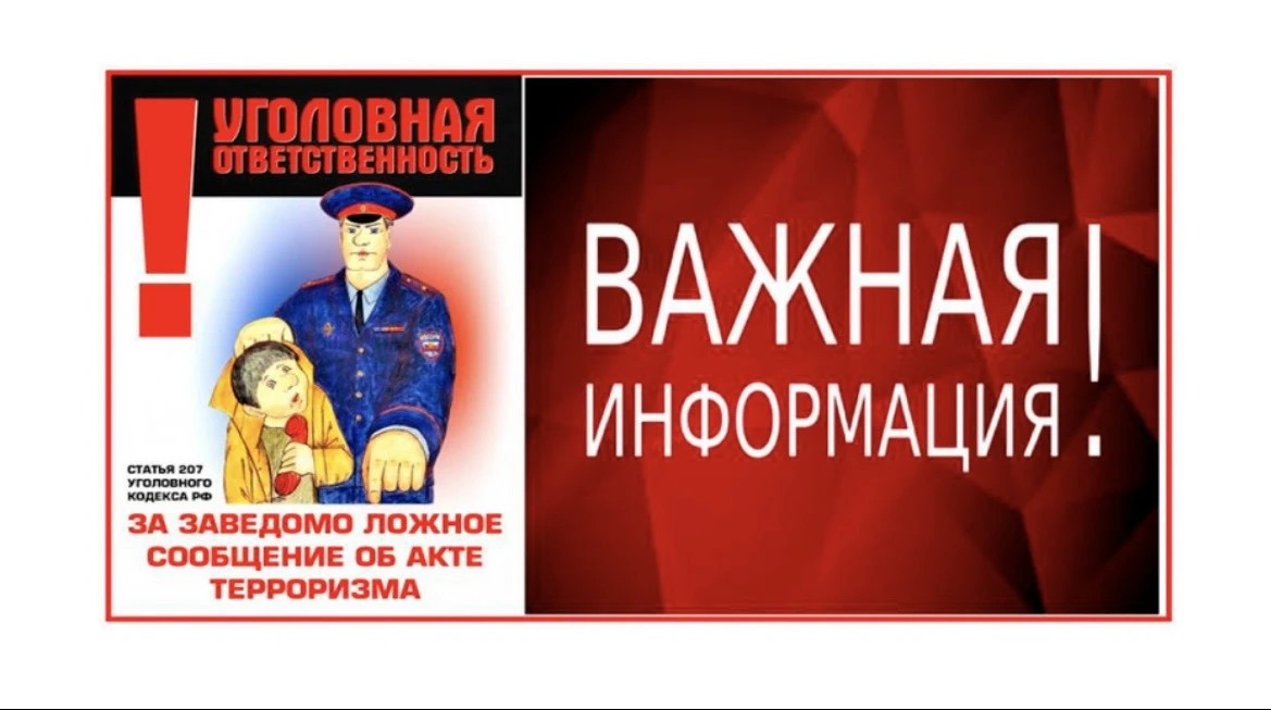 Памятка для обучающихся и их родителей об ответственности за заведомо ложные