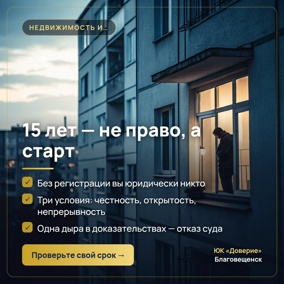 ⚖️ 15 лет платите коммуналку — а по документам вы никто