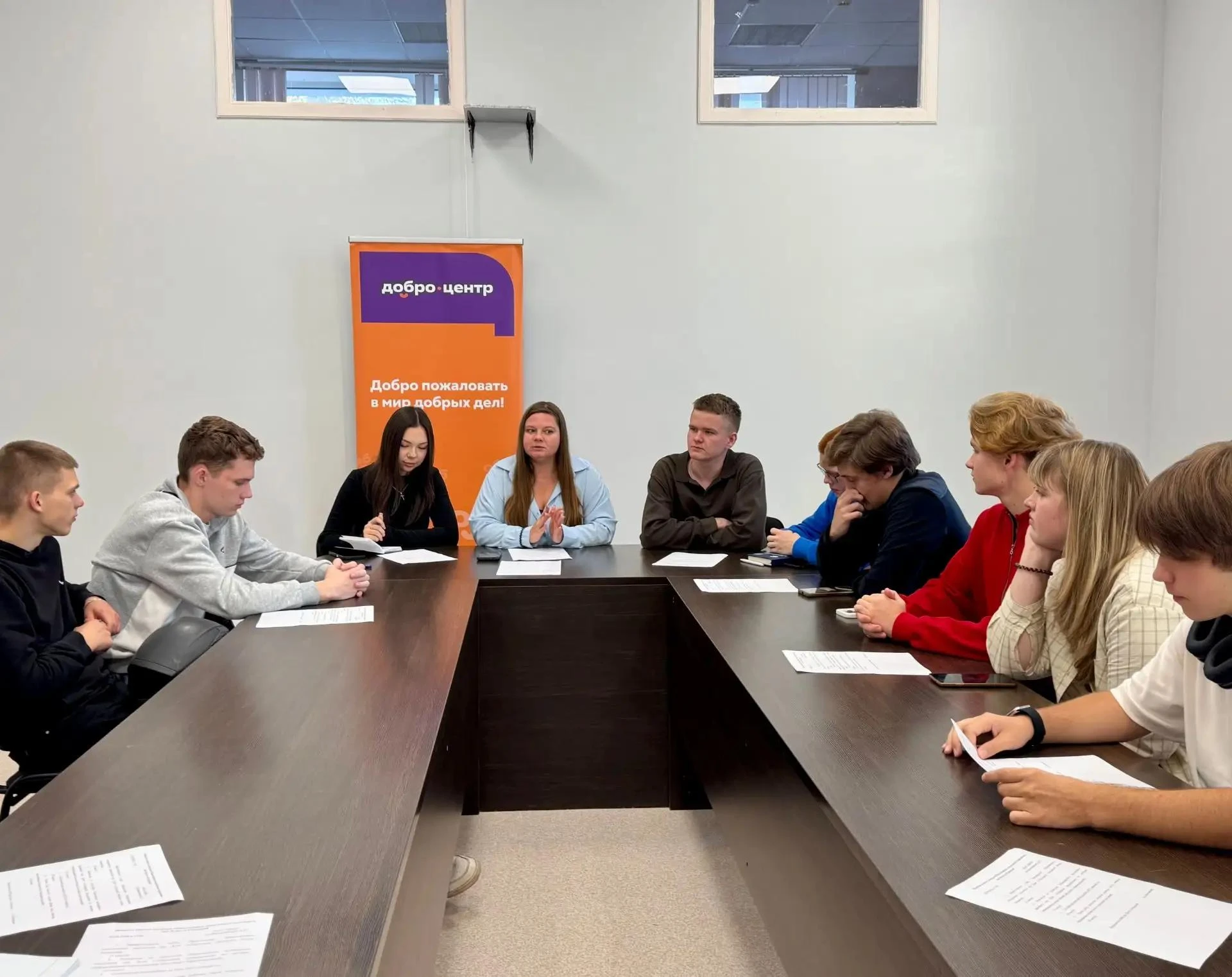 В Отрадном прошло первое заседание парламента молодежи!