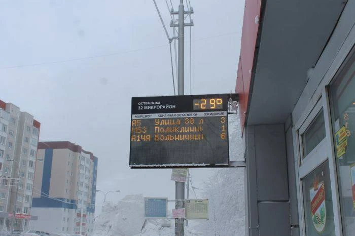 Частные остановки Сургута могут остаться без информационных табло