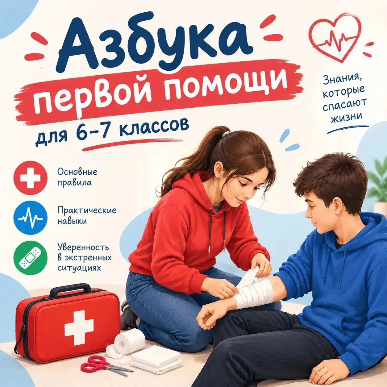 А вы сможете помочь человеку при открытом переломе? А при артериальном кровотечении?