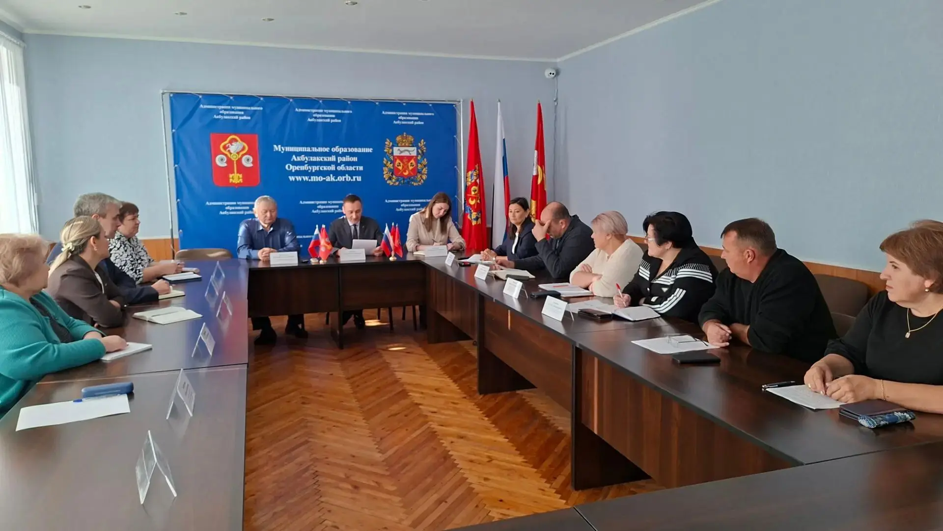 Сегодня в Акбулакском районе прошло заседание межведомственной комиссии по противодейст...