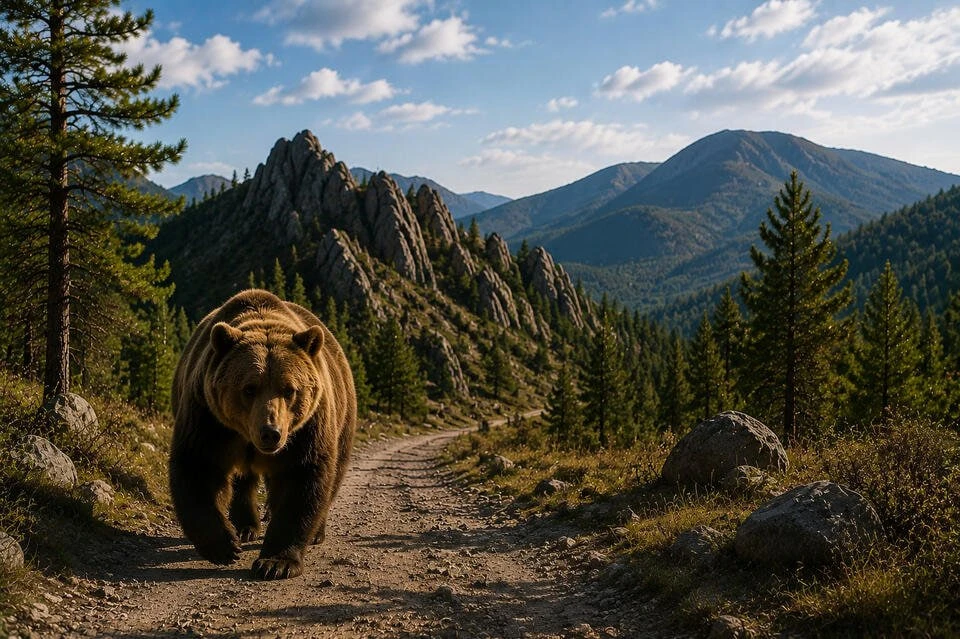 🐻 Медвежий фронт подошел вплотную к Забайкалью: у соседей ЧС, закрытые кладбища и дист...