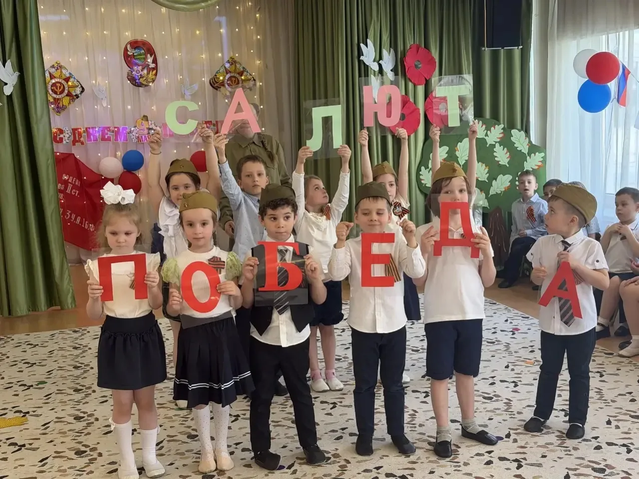 🇷🇺✨ В нашем детском саду прошли мероприятия в честь праздника Великой Победы!  Во всех группах прошл