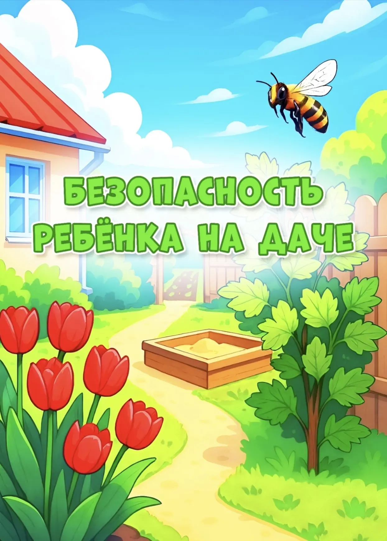 🌿 Безопасность ребёнка на даче: важные советы для родителей 🌿
