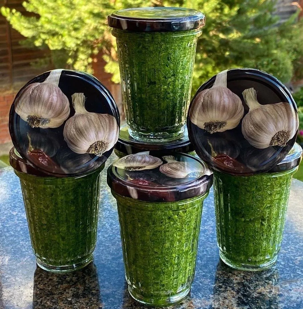 ЧЕСНОЧНАЯ ПАСТА ИЗ ЧЕСНОЧНЫХ СТРЕЛОК