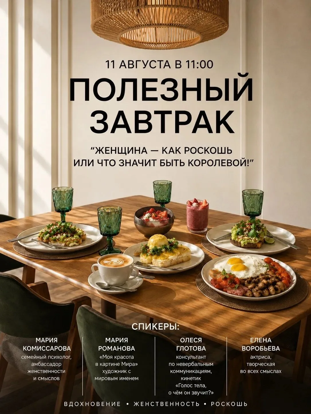 👑 Полезный завтрак о женственности