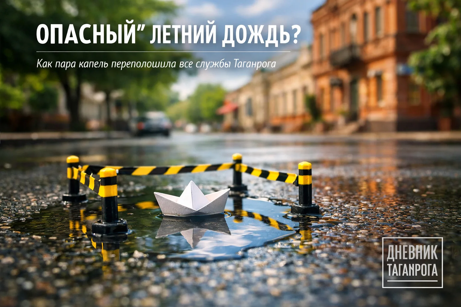 🌧️ Глава города Таганрога снова написала жителям в мессенджере Макс. На этот раз  про ...