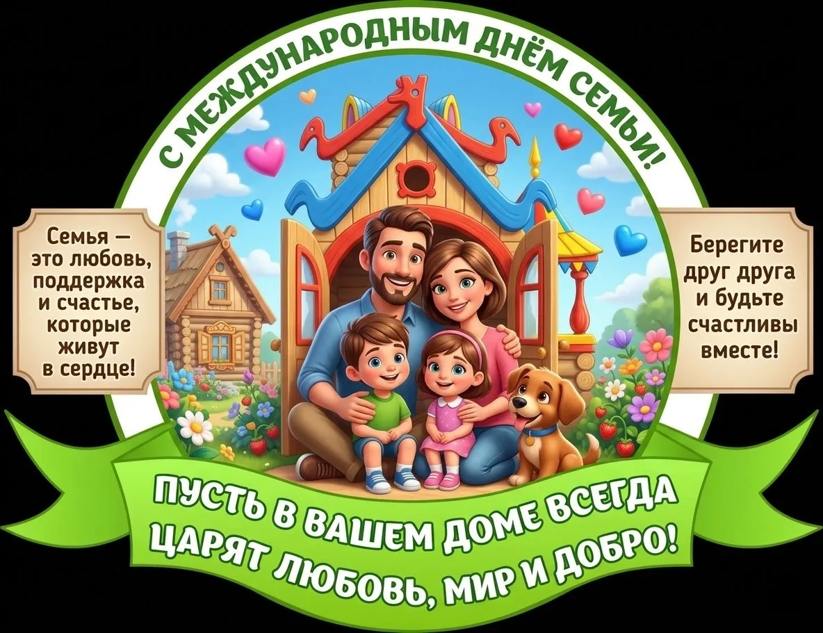 15 мая — Международный день семьи!