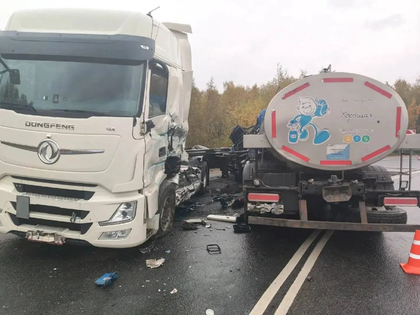 🚛 Вчера на Носовихинском шоссе между Есино и Бабеево произошла серьёзная авария с учас...