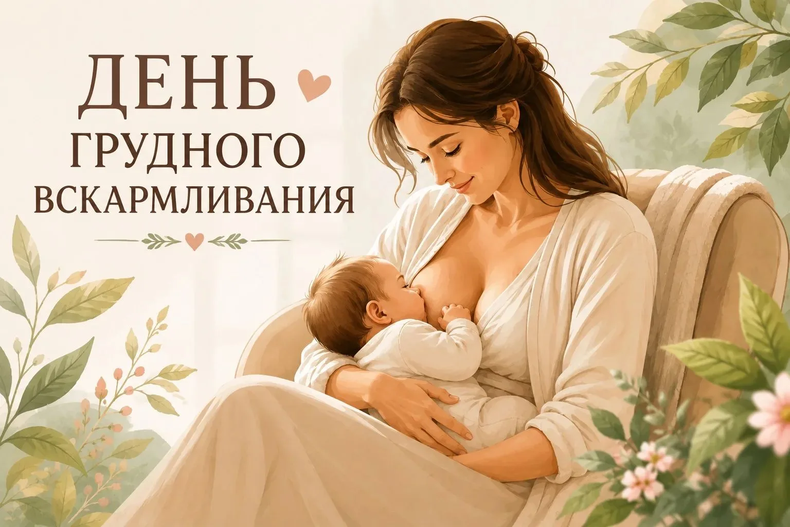 Сегодня — Всемирный день грудного вскармливания! 🍼

Первые капли молока — это гораздо больше, чем п