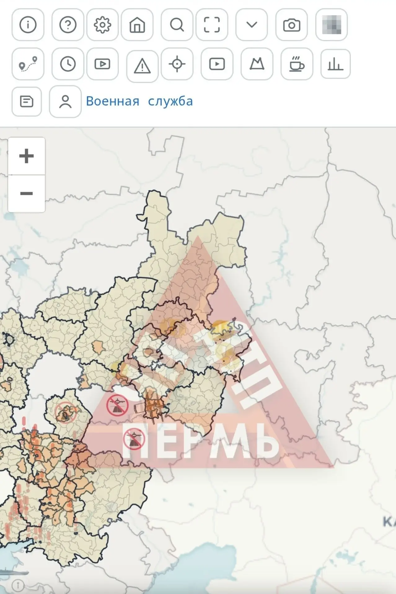 ⚠️ По данным мониторинговых центров, в западных регионах РФ зафиксировано массовое скоп...