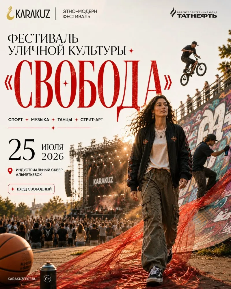 Фестиваль уличной культуры «СВОБОДА» объединит экстремальный спорт, танцы, баскетбол, у...