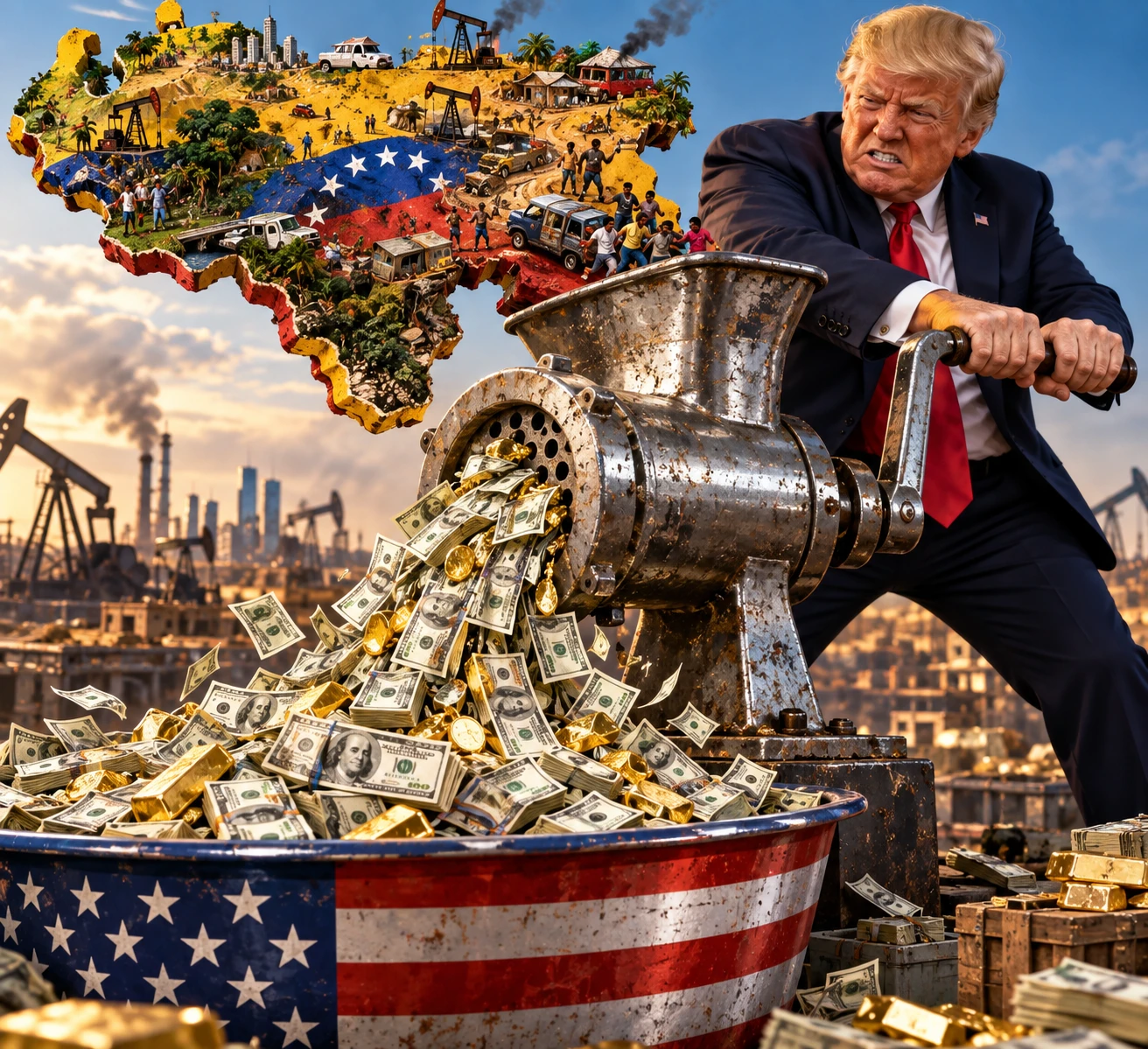 ⚡️Золото Венесуэлы стоимостью в сотни миллионов долларов, ввезено в США в рамках соглаш...
