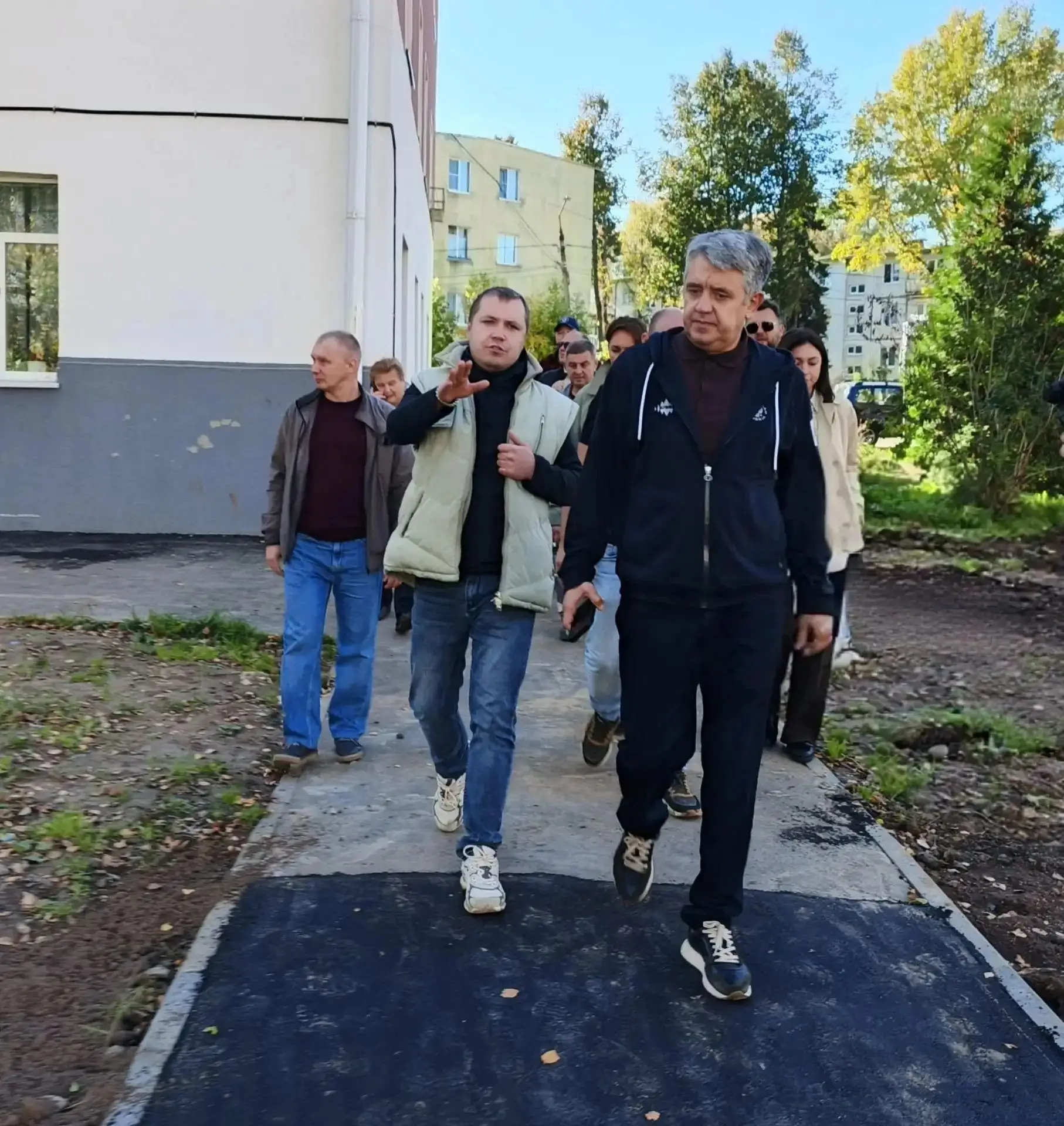 В Высоковске завершаем благоустройство после реконструкции теплосетей