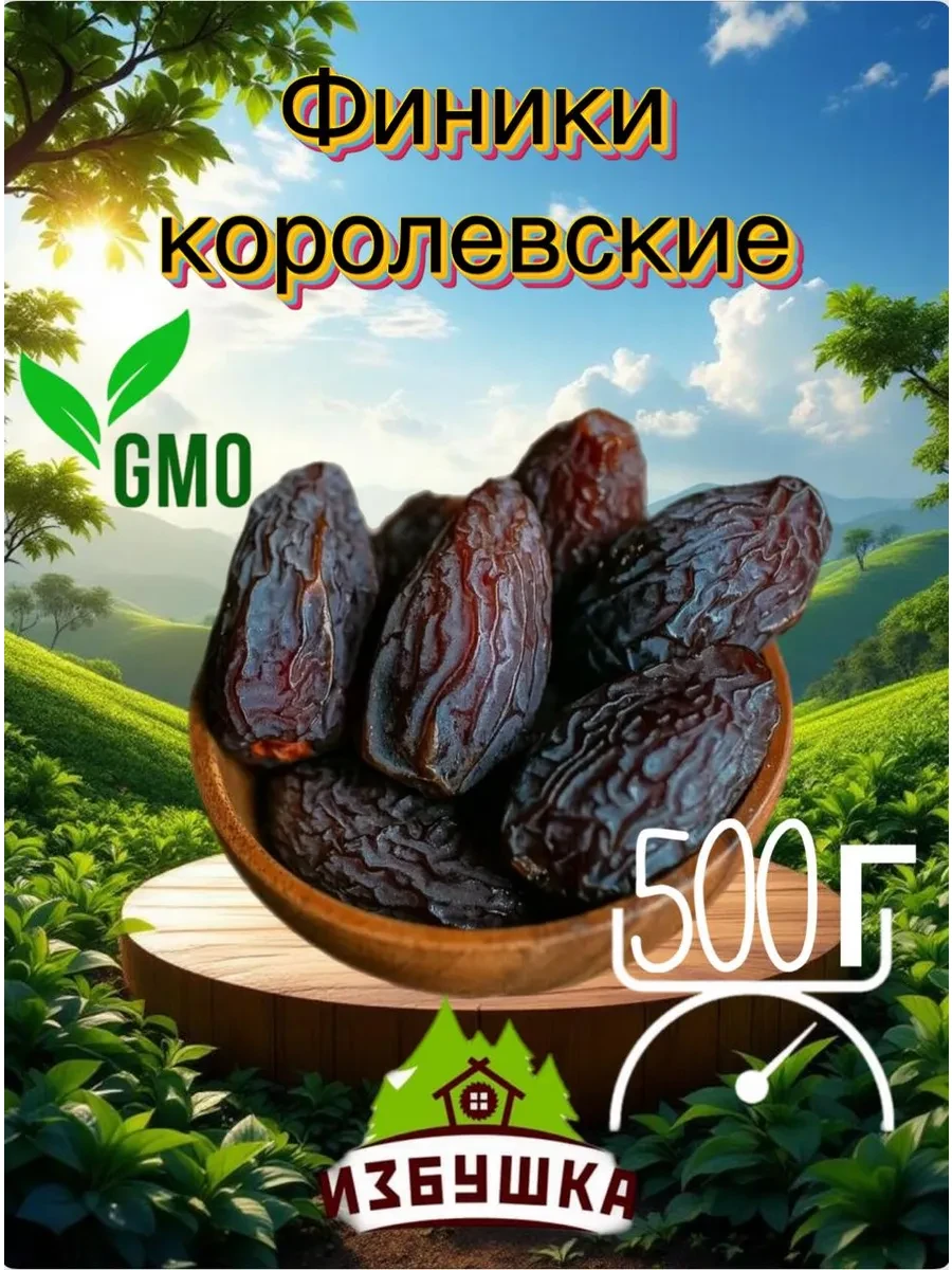 🟩 43,4% Финики Королевские 500гр |
