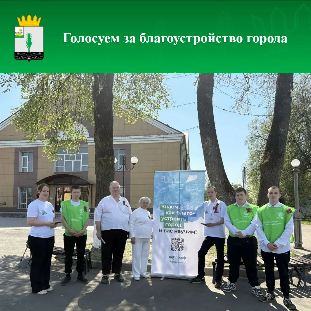 ✅Волонтёры ФКГС Починковского округа помогают проголосовать за будущее нашего города