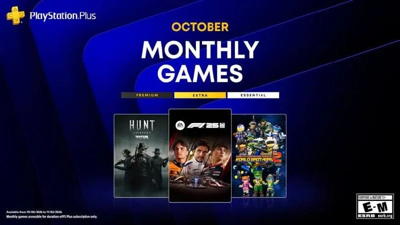 В октябре 2026 года подписчики базового тарифа PS Plus Essential получат три игры ‼️