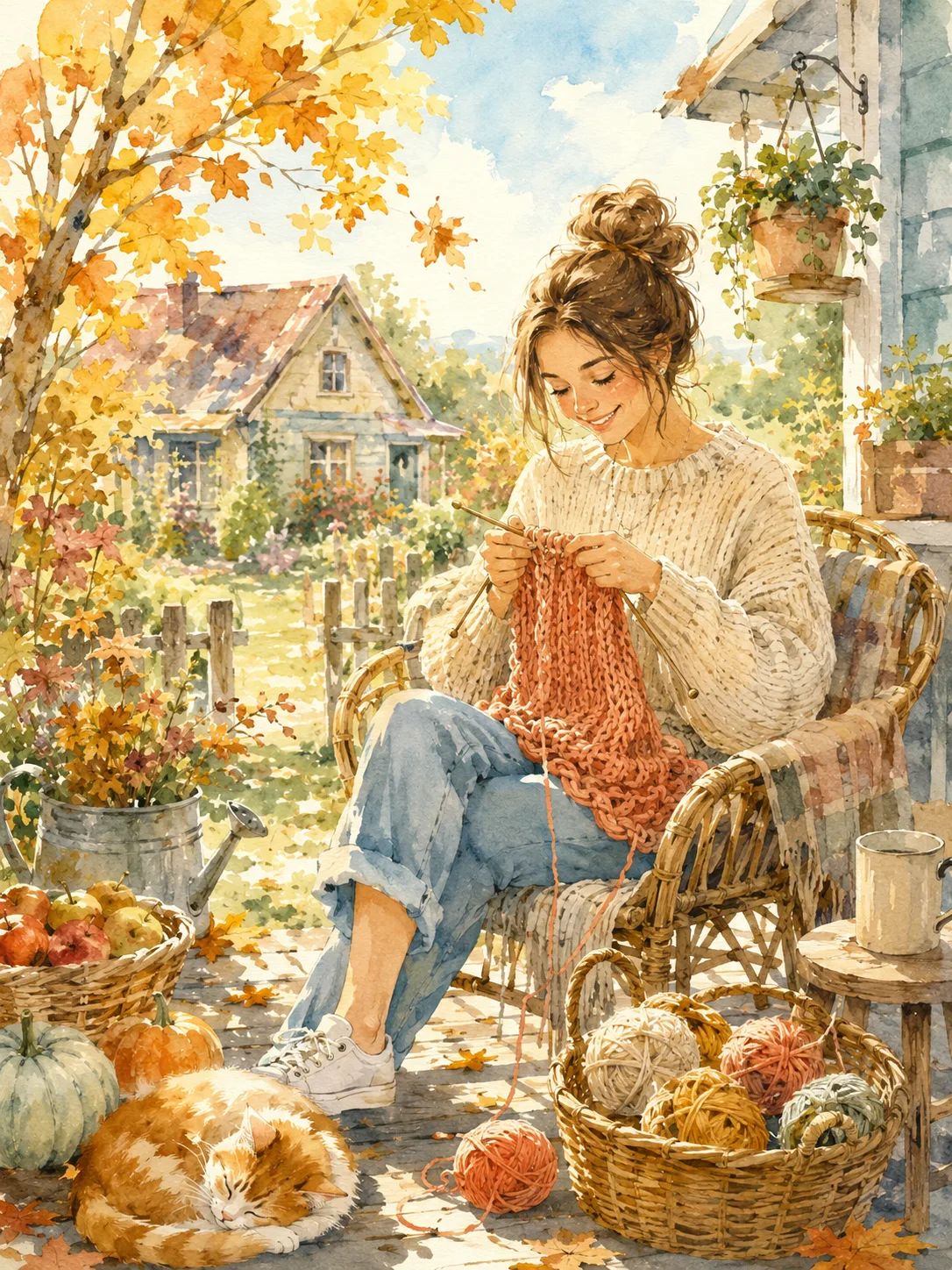 🍂 Закрываем дачный сезон — открываем вязальный