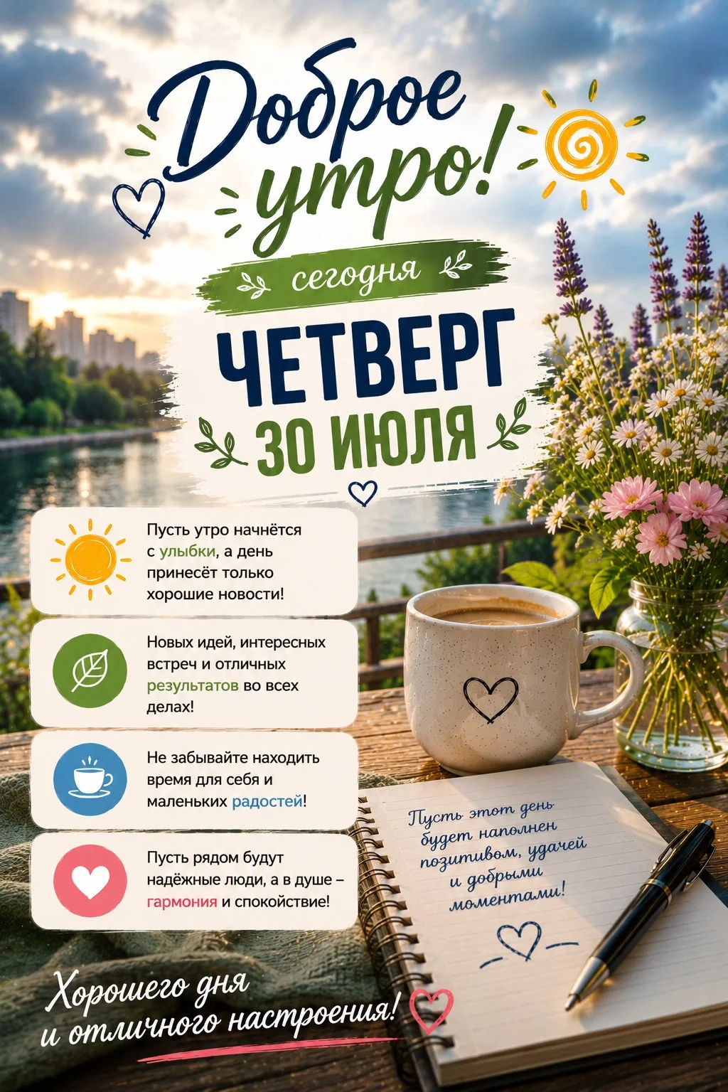 Доброе утро Белореченск! 

Сегодня Четверг 30.07

В Белореченске сегодня солнечно ☀️ 

Температура п