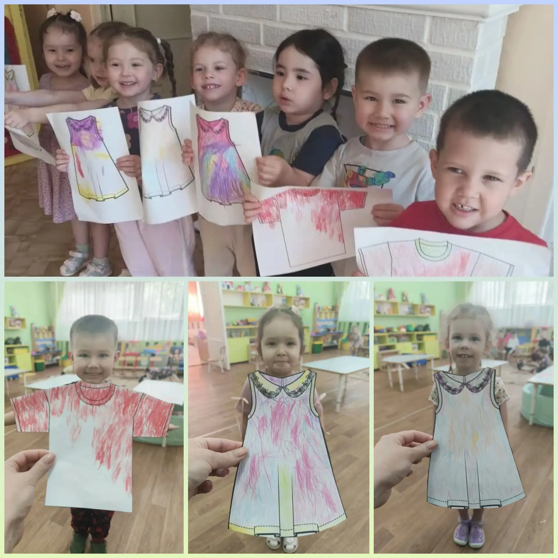 🎽🏖️Ребята из группы "Колобок" готовы встречать лето в новых нарядах👫☀️