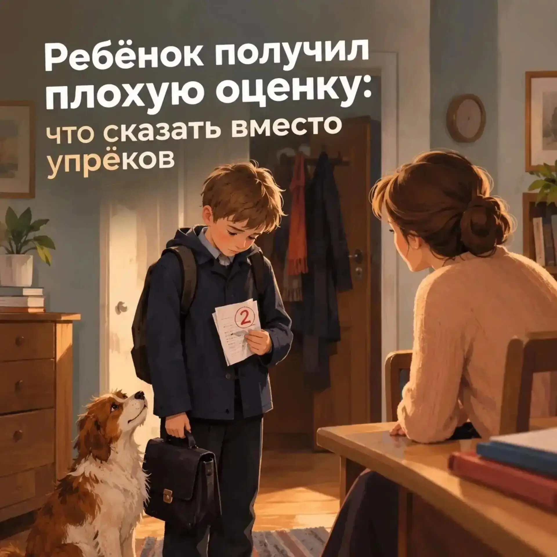 📚 Плохая оценка — это не катастрофа, а важный сигнал. Он говорит о том, что ребёнку ну...