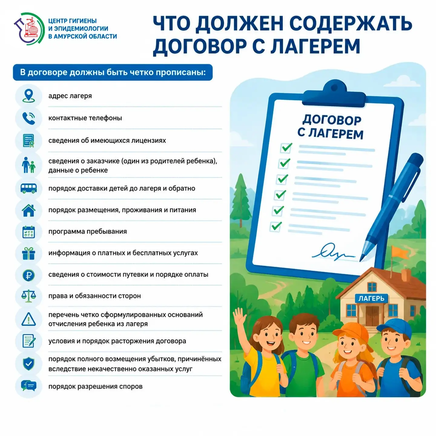 ☀️ При выборе детского лагеря важно не только оценить программу и отзывы, но и внимательно изучить д