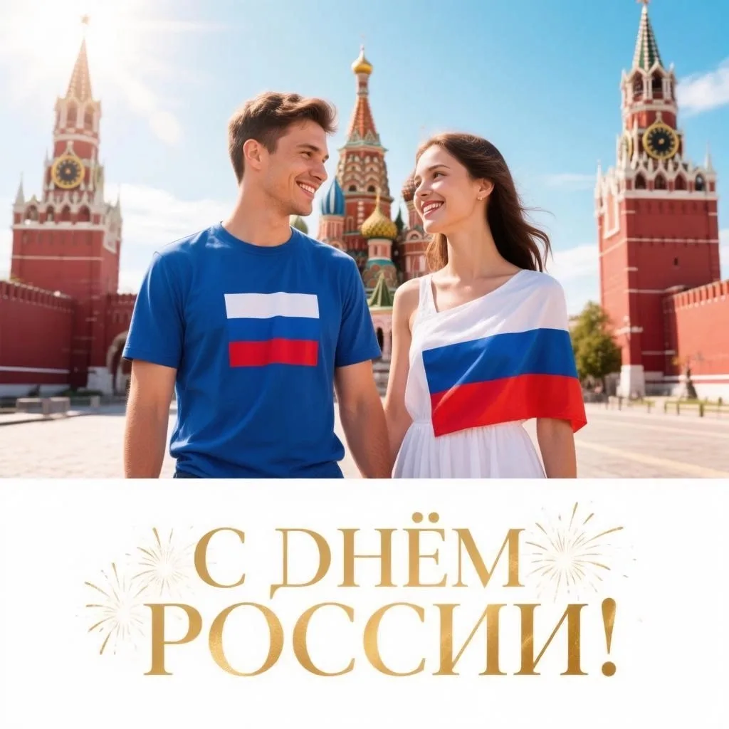 С Днём России! 🇷🇺 
    Пусть в сердце всегда живёт гордость за нашу великую страну, а каждый день 