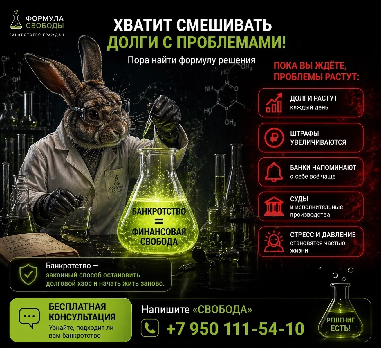Пока вы ждёте — долги не стоят на месте.

Каждый месяц ситуация может становиться тяжелее:

🔴 долги