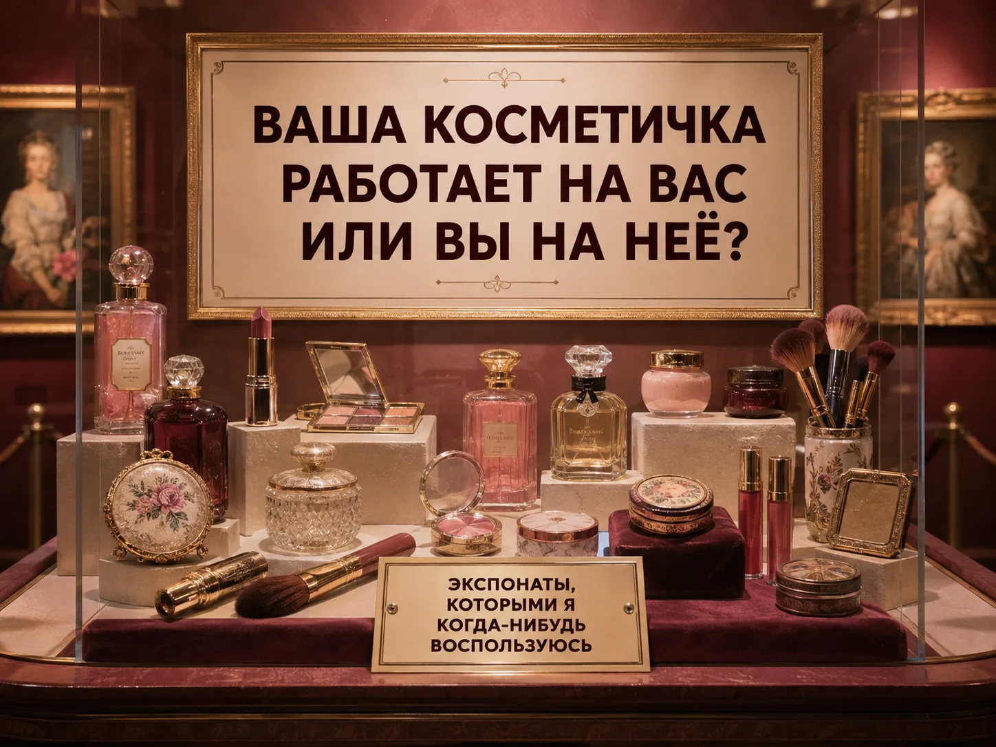 ВАША КОСМЕТИЧКА РАБОТАЕТ НА ВАС ИЛИ ВЫ НА НЕЁ?
