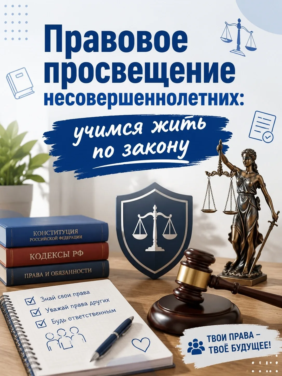 ⚖️ Правовое просвещение: учимся жить по закону

Знаете ли вы, что незнание закона не освобождает от 