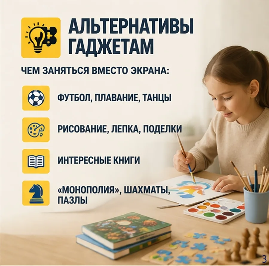 Лучшие альтернативы гаджетам для дошкольников (от простого к сложному) 

Чтобы снизить интерес к гад
