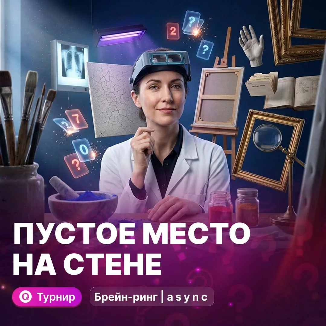 🏆 «Пустое место на стене» – новый брейн-ринг. Уже в приложении