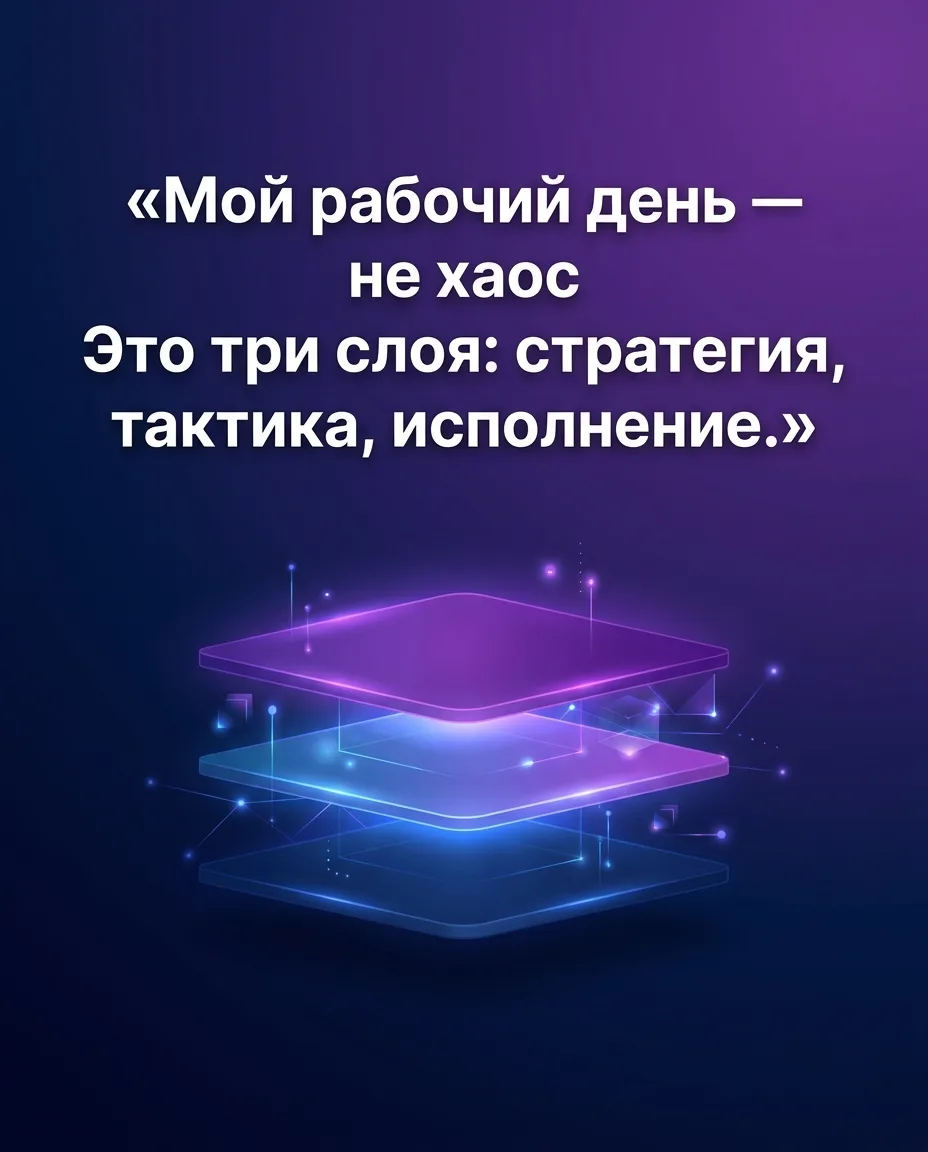Мой рабочий день — не хаос