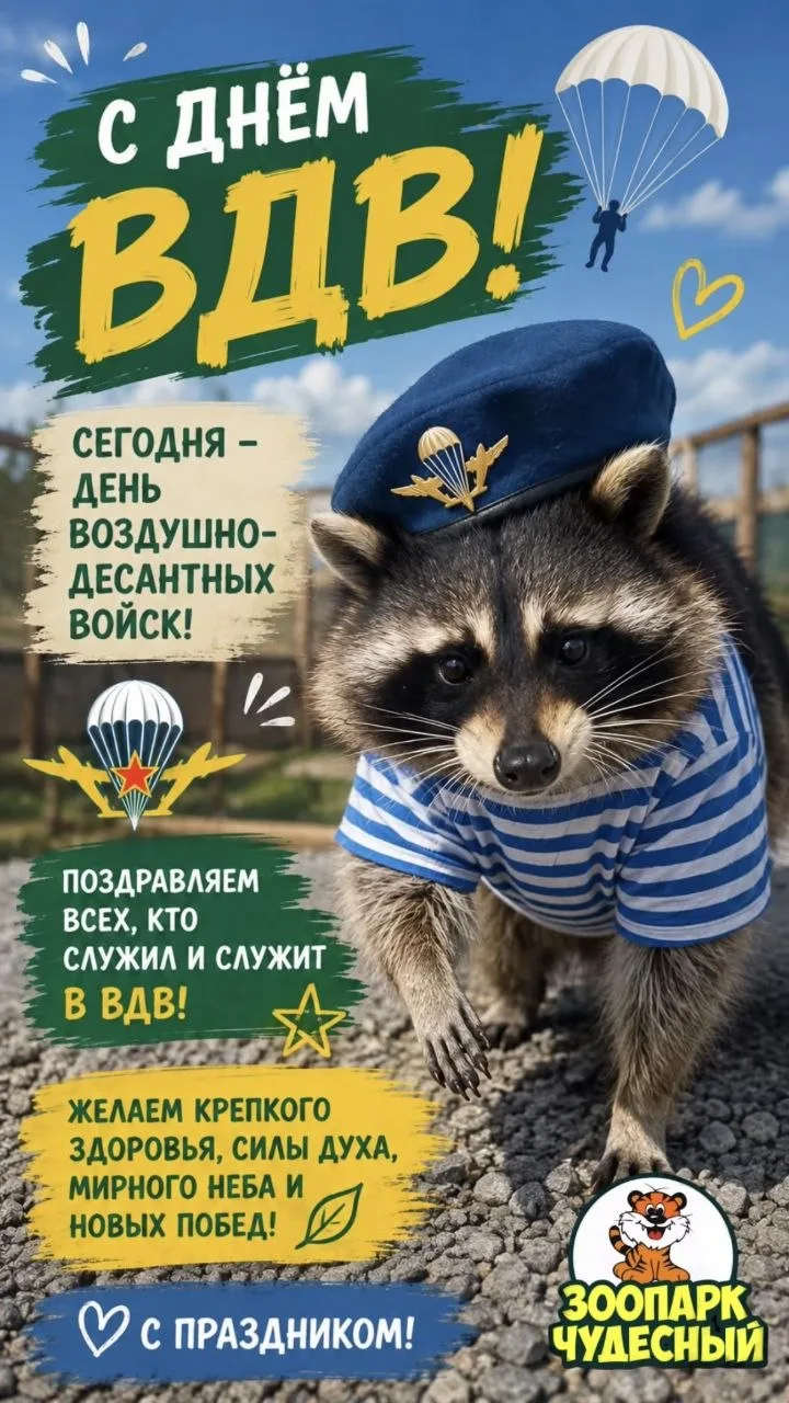 🪂✈️ С Днём Воздушно-десантных войск! 💙
