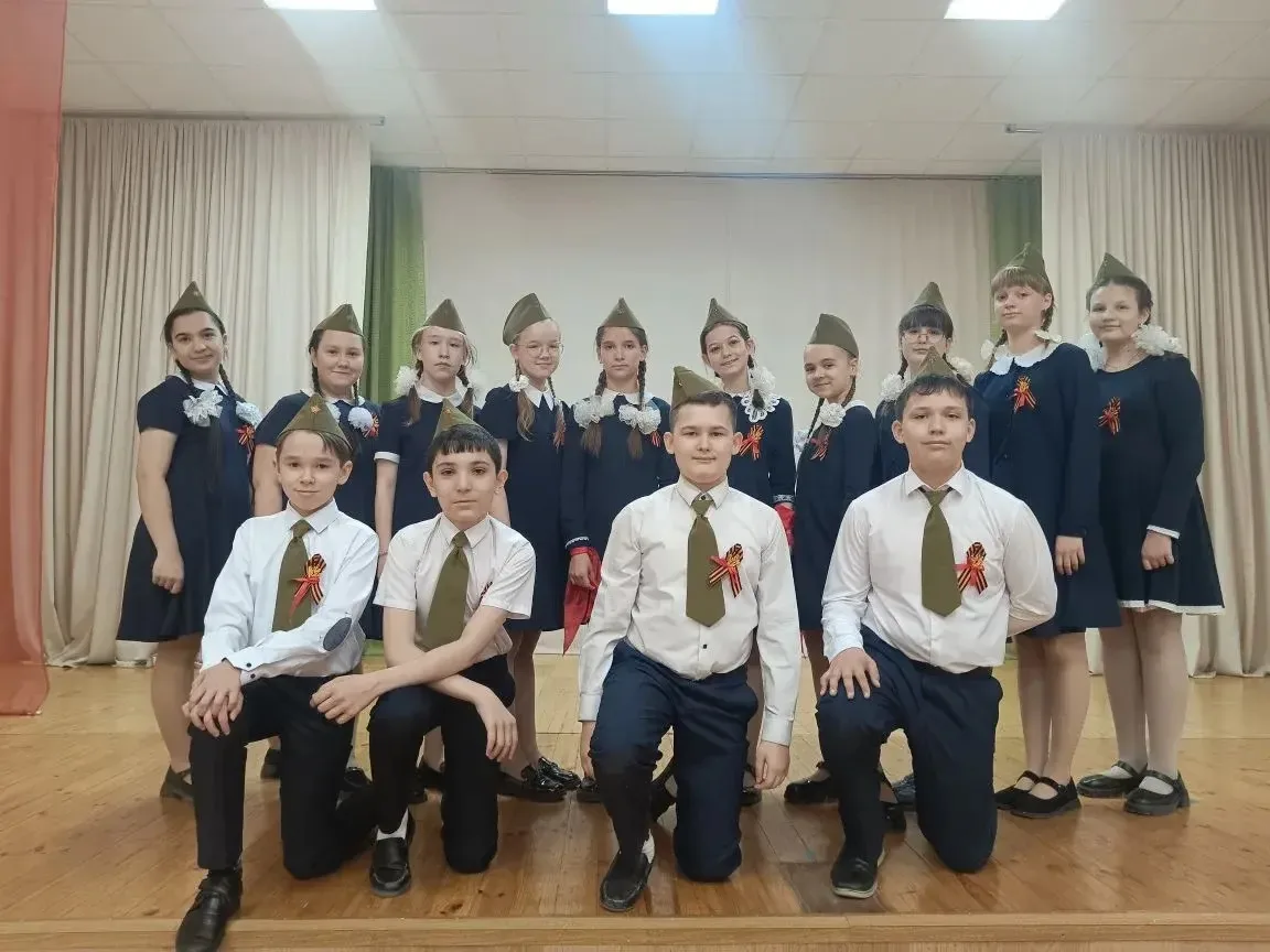 💥28 апреля ученики 5А класса (1 корпус) под руководством классного руководителя Магариной Э. А. прин